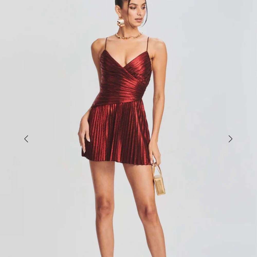 Retrofête Lumi Dress in Red